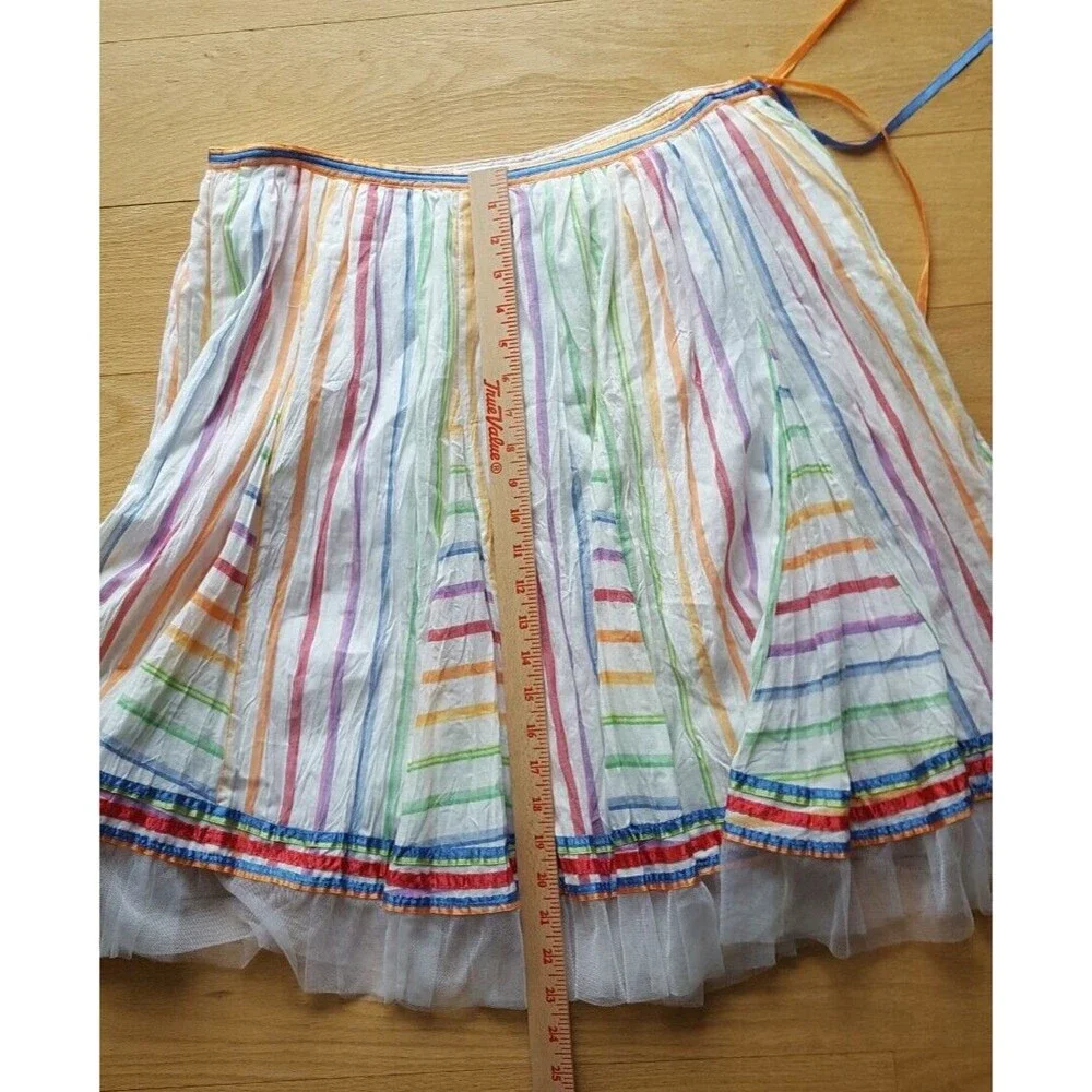 Dimri‎ Boho Peasant Maxi Lined Skirt Hippie Festival Gypsy SIZE L Rayon & Cotton